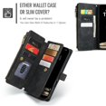 thumbnail image 3 of For Iphone 16 Plus Caseme C30 Card Slots Zipper Wallet Leather Phone, 3 of 7