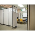 thumbnail image 4 of Versare Room Divider 360 Folding Portable Partition | Freestanding Decorative Room Separator | 3, 5, 7 or 9 SoundSorb Panels Wide | Up to 7'6" Tall, 4 of 6