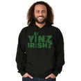thumbnail image 5 of Yinz Irish Funny St Patrick's Day Hoodie Sweatshirt Women Men Brisco Brands S, 5 of 6