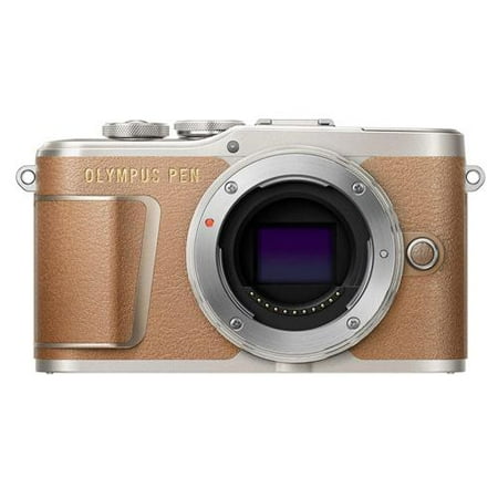 Olympus PEN E-PL9 16.1MP Mirrorless Camera Body, Honey Brown