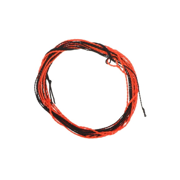 Tenkara Fly Fishing Line 11FT Furled Leader Braided Tenkara Tapered Line Orange and Black