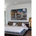 thumbnail image 3 of Marmont Hill - "Moon Landing" Painting Print on White Wood, 3 of 5