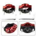 thumbnail image 7 of Motorcycle Headlight Spot Light Turn Signals Holder Mount Bracket Fork Clamp Red, 7 of 7
