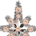 thumbnail image 3 of Northlight 11" Silver Lighted Tinsel Star of Bethlehem Christmas Tree Topper - Clear Lights, 3 of 3