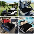 thumbnail image 6 of Golf Cart Seat Covers for 2 Seater, Black Soft Microfiber Cart Seat Towel Blanket, Pure Black Absorbent Breathable Non Slip Bench Seats Protector for Golf Course 51"x31", 6 of 9