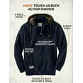 thumbnail image 6 of Legendary Whitetails Men's Tough as Buck 1/4 Zip Action Hoodie, 6 of 6