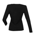 thumbnail image 2 of SF Womens Feel Good Plain Stretch Long-Sleeved T-Shirt, 2 of 4