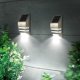 thumbnail image 5 of Lámpara solar para exteriores YONGSHENG Sensor de movimiento Luces de pared de acero inoxidable impermeables, 5 of 5