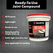 مركب Würth جاهز للاستخدام خفيف الوزن ، 1 جالون ، جيبسوم ، مخلوط مسبقًا