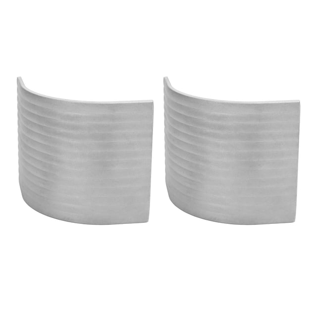 Boat Deck Corner Cap, 2Pcs Pontoon Corner Cap Protective Elegant Look Sturdy for 90 Rounded Corner