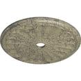 thumbnail image 3 of 31 1/2"OD x 3 5/8"ID x 1 1/2"P Kirke Ceiling Medallion (Fits Canopies up to 3 5/8"), Hand-Painted Castle Stone Crackle, 3 of 6