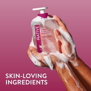 Native Liquid Hand Soap, Cherry & Vanilla Macaron, Non-drying, Naturally Derived Cleansers, Sulfate Free, 13 fl oz