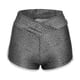thumbnail image 2 of Pantalones cortos de cintura alta perfecl para mujer M Gris, 2 of 8