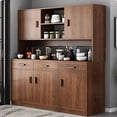 thumbnail image 2 of Garden Outdoor Side Cabinet Minimalist French Organizers Large Side Cabinet Hallway Shelves Muebles De Cocina Home Furniture My Lux Decor Round, 2 of 14