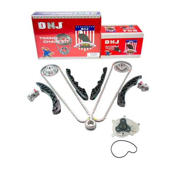 DNJ TK4349WP Timing Chain Kit with Water Pump Fits Cars & Trucks 13-14 Subaru 2.5L H4 DOHC 16V