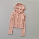 thumbnail image 2 of Chaqueta deportiva ajustada con capucha y cremallera para mujer, camisa de manga larga para entrenamiento rápido, ropa de Yoga, Top de otoño e invierno, 2 of 6