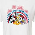 thumbnail image 3 of Disney - Fun And Fireworks - Juniors Cropped Cotton Blend T-Shirt, 3 of 5