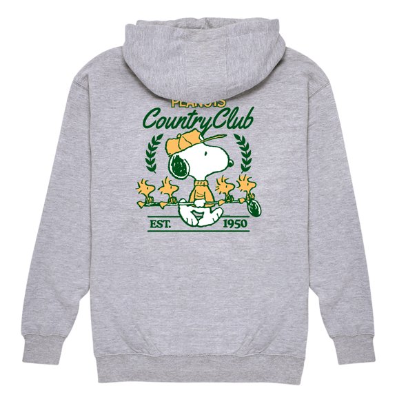 Peanuts - Country Club Men's Graphic Fleece Pullover Hoodie