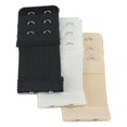 thumbnail image 1 of CUITING Stretch Elastic Bra Extender  2-Hook  Neapolitan (3-Pack), 1 of 5