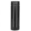 M & G Duravent 4PVP-60B 4 Inch x 60 Inch Pelletvent Pro Pipe 304-alloy Stainless Inner Liner Black Outer