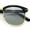Black Gold, variant on Polarized Photochromic Light Grey Lens Mens Iconic Half Rim Hipster Sunglasses Black Gold