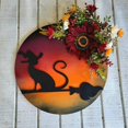 thumbnail image 1 of Wreath Front Door Decoration Halloween Decoration Front Door Wreath Halloween Door Decoration Halloween Wreath Fake Garland Dead Branches Moon Door, 1 of 2