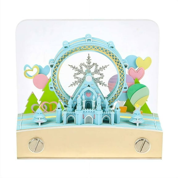 3D Calendar 2026 3D Ferris Wheel Tear, 3D Paper Art Notepad Paper Carving, Desk Calendar Sculpture For Christmas New Year, 2026 Tear Off Calendar DIY Decorative for Home, Desk Calendar 2026-2027