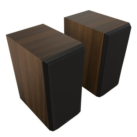 Klipsch - Reference Premiere Dual 6.5" 400-Watt Passive 2-Way Bookshelf Speaker (Pair) - walnut