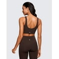 thumbnail image 2 of CRZ YOGA Butterluxe U Back Longline Sports Bras for Women Padded Yoga Workout Crop Top with Built in Pads, 2 of 6