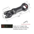 thumbnail image 1 of Mountain Bike Handlebar Stem Riser: Adjustable Height Aluminum Alloy Short Dragon Head Modification Part for Comfortable Riding, Lightweight & Durable, Easy Installation, 31.8*120mm, with Bubble Bag, 1 of 6
