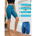 thumbnail image 4 of As Rose Rich Women Biker Short High Waist Workout Shorts 3 Pockets, 3X, 4 of 8