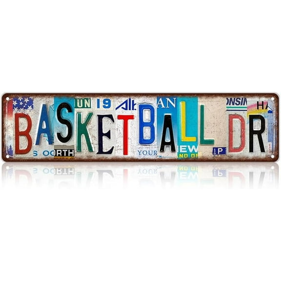 Vintage Wrestler Dr Wall Decor Street Signs Home Bar Coffee Metal Tin Signs 16 x 4 Inches