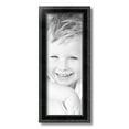 thumbnail image 2 of ArtToFrames 7" x 19" Black Engraved Edges Picture Frame, 7x19 inch Black Wood Poster Frame (WOM-4055), 2 of 8