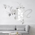 thumbnail image 4 of 3D Wall Decoration Room Decals Spring Hibiscus Flower Nature Mirror Decorative Wall Sticker Home Decor, 4 of 10