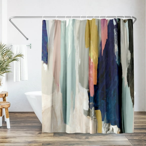 Americanflat 71" x 74" Shower Curtain, Somber by PI Creative Art