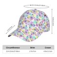 thumbnail image 5 of Goofa Butterflies on Polka Dots Printed Baseball Cap for Men and Women - Adjustable Unisex Hat for Sports and Casual Wear,Sun protection Casual Outdoor Everyday Fashion Cap, 5 of 9
