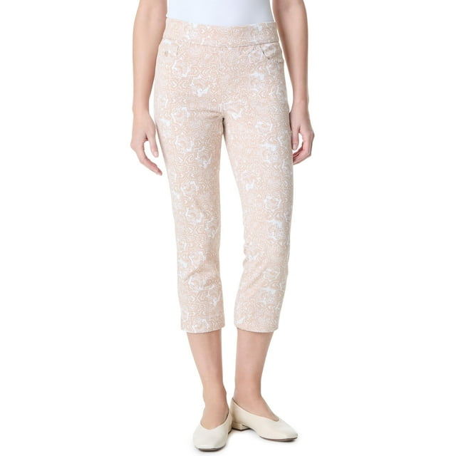 Pantalones Capri Gloria Vanderbilt Efecto Moldeador de Cintura Alta