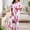 A111 Beige, variant on Women Pink Ribbon Breast Cancer Awareness 2 Piece Pajama Set Notch Collar Button Down Short Sleeve Top Long Pants with Pockets Breathable Relaxed Fit Casual Home Sleep Loungewear Beige L