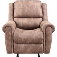 thumbnail image 3 of Archer Fabric Rocker Recliner, Brown, 3 of 6