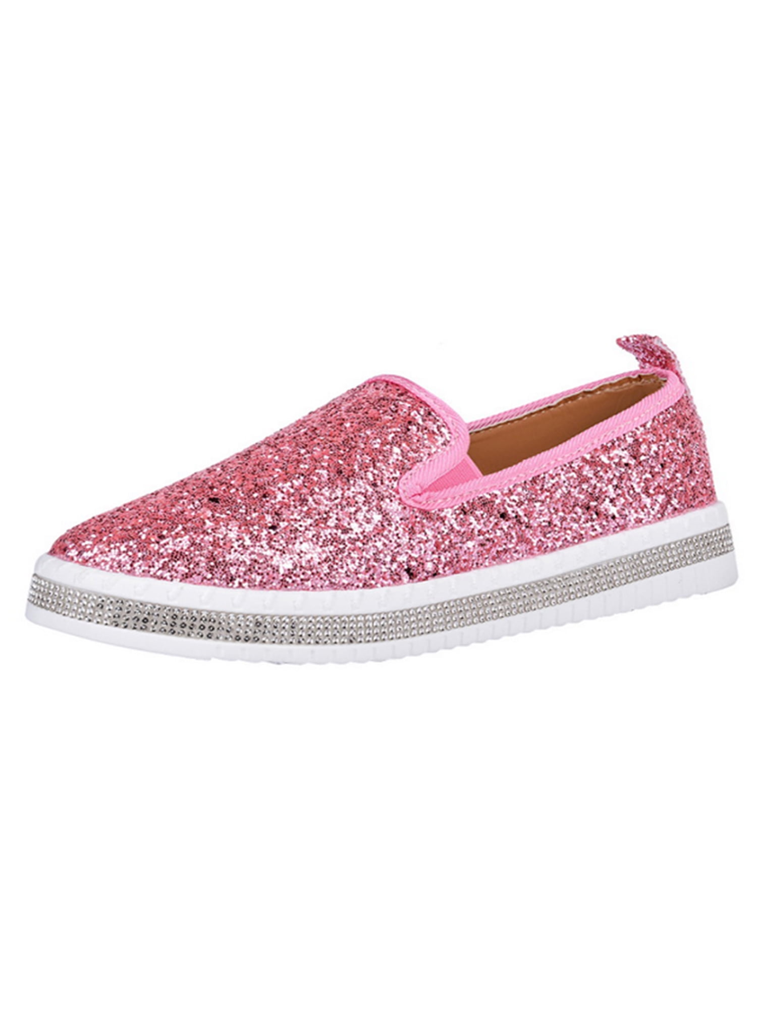 Sequins Flat Trainers Shoes Casual Low 