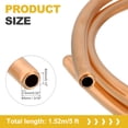 thumbnail image 2 of Tubo de Cobre T2 0.12"ID x 3/16"OD x 5Ft, Tubo de Refrigeración de Cobre 99% Puro, Tubo Flexible Sin Costura, 2 of 6