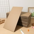 thumbnail image 1 of BEADCEST 50Pcs Cardboard Insert Mailer Sheets Khaki Protective Packaging Dividers, 1 of 6