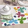 thumbnail image 5 of Uemuo Colorful Butterflies Pattern Dish Drying Mat,16*18 inch Absorbent Dish Drainer Kitchen Counter,Large Size Dish Drying Pad for Countertops,Sinks,Draining Racks, 5 of 6