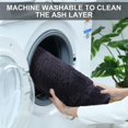 thumbnail image 5 of Lishi Gray Non-Slip Microfiber Bath Mat 50x80cm - Absorbent, Soft, Machine Washable, 5 of 5