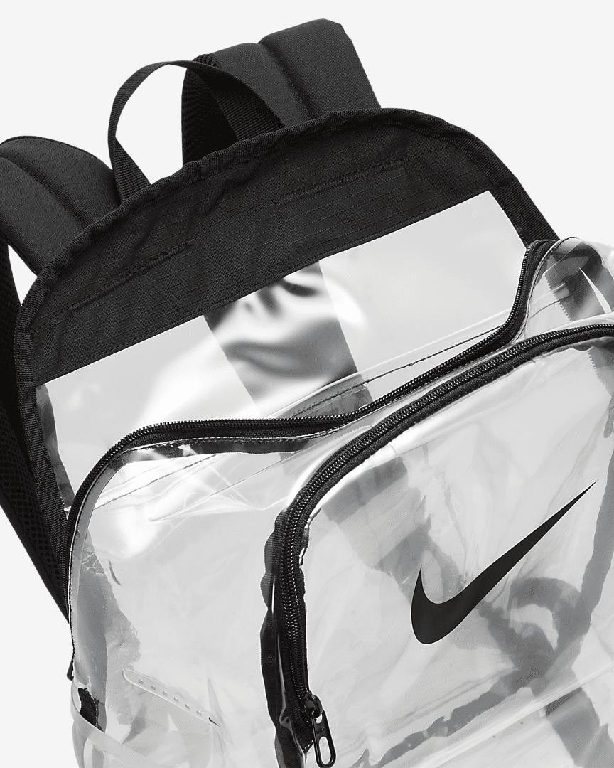 Franje Laatste Kan worden genegeerd Nike Brasilia Clear / Transparent Training Backpack BA6553 910 - Walmart.com