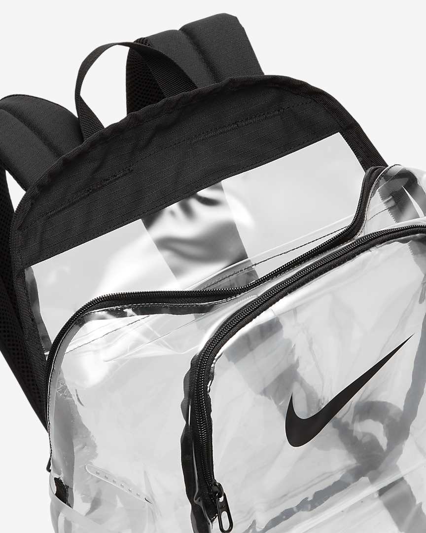 Nike Brasilia Clear / Transparent Training Backpack BA6553 910 - image 3 of 3