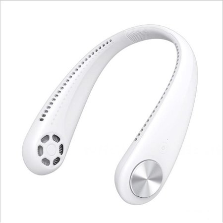 

QING SUN Fan Portable Fan Mini Personal Fan Hanging Neck Fan Small But Powerful Adjustable 3 Speeds for Office Travel Home School (1 Piece) White 1pcs