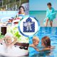 thumbnail image 3 of Toalla de playa con capucha para niños de 1 a 6 años, toalla de piscina para bebés, toallas de baño grandes, cobertores de natación súper suaves y absorbentes, 3 of 5