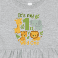 thumbnail image 4 of Inktastic First Birthday Safari Jungle Animals Girls Baby Dress, 4 of 5