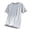 Gray, variant on Men's 4XL Big and Tall Ice Silk Cooling Short Sleeve Breathable Loose Fit T-Shirt